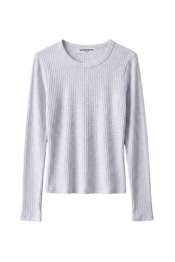 Perfect White Tee Ziggy Oversized Sweatshirt - Heather Grey