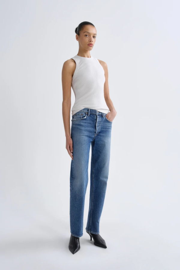 AGOLDE Lana Comfort Stretch Jeans - Waive
