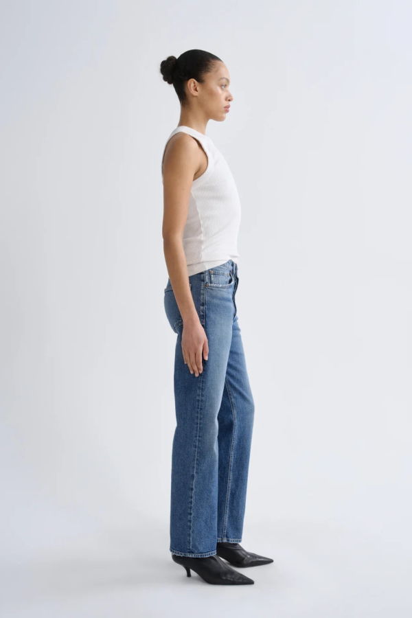 AGOLDE Lana Comfort Stretch Jeans - Waive