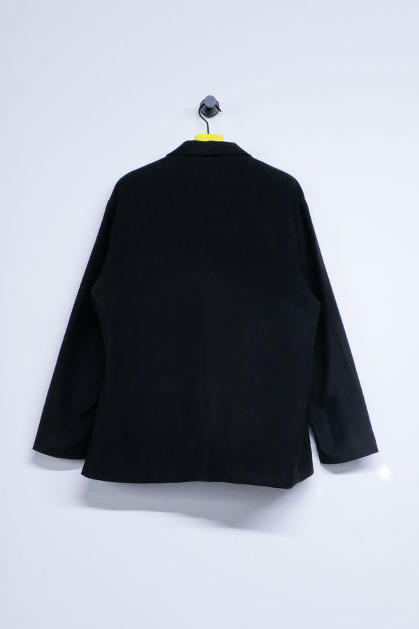 MAN-TLE R21Y2 Fluid Supima Back-Satin Patch Blazer