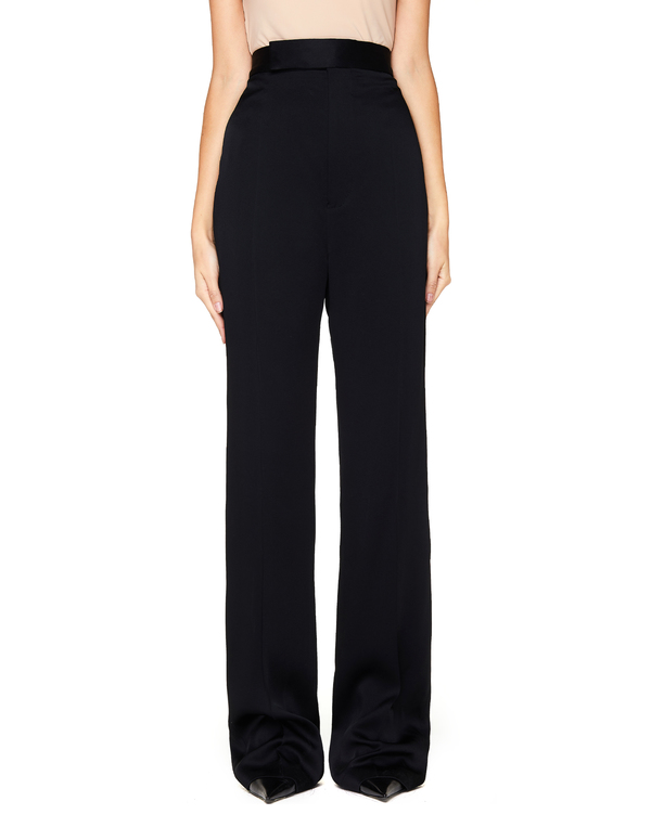 Haider Ackermann High Waisted Trousers - Black | Garmentory