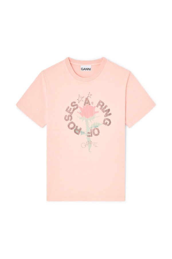 Ganni Future Heavy Jersey Oversized T-Shirt