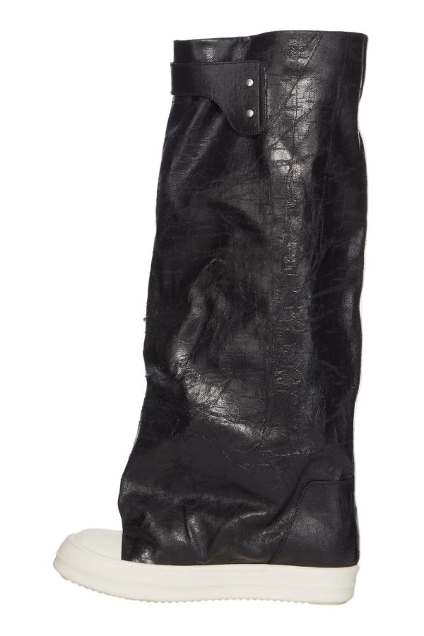 Rick Owens Elephant Boots - Black/Milk