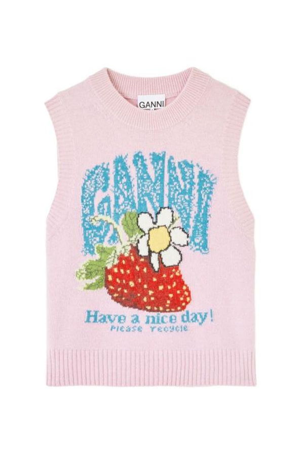 Ganni Knitwear - Chalk Pink