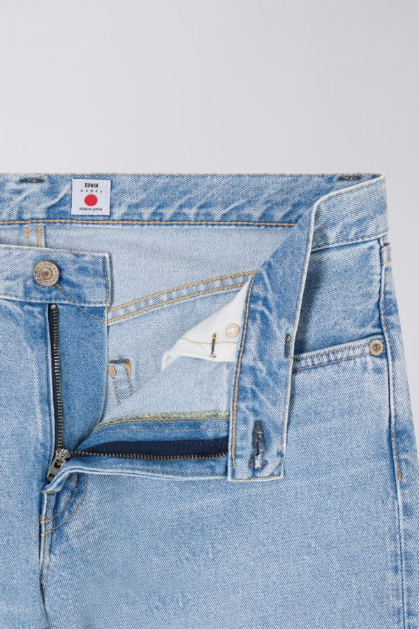 Edwin Regular Tapered Blue Light Used Made in Japan Jeans