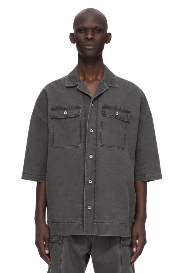 Rick Owens Magnum Tommy Shirt - Gravel