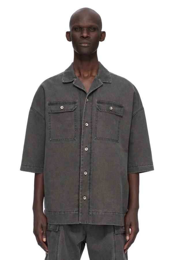 Rick Owens Magnum Tommy Shirt - Gravel