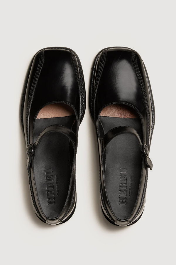Hereu Sio Polished Mary Jane - Black