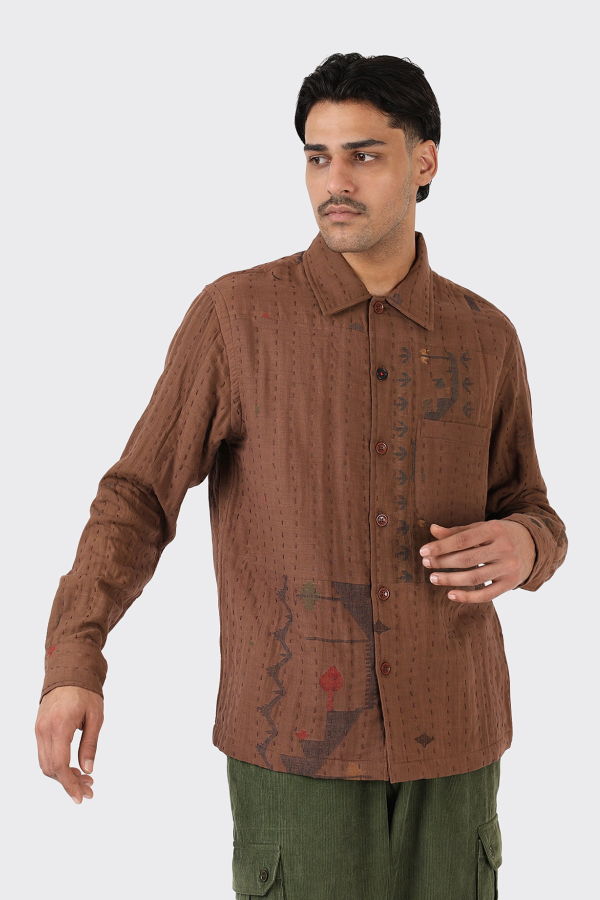 Kardo Martin Handwoven Shirt Jacket
