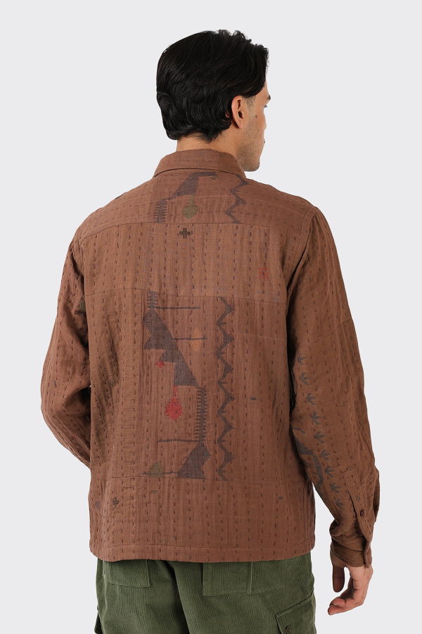 Kardo Martin Handwoven Shirt Jacket