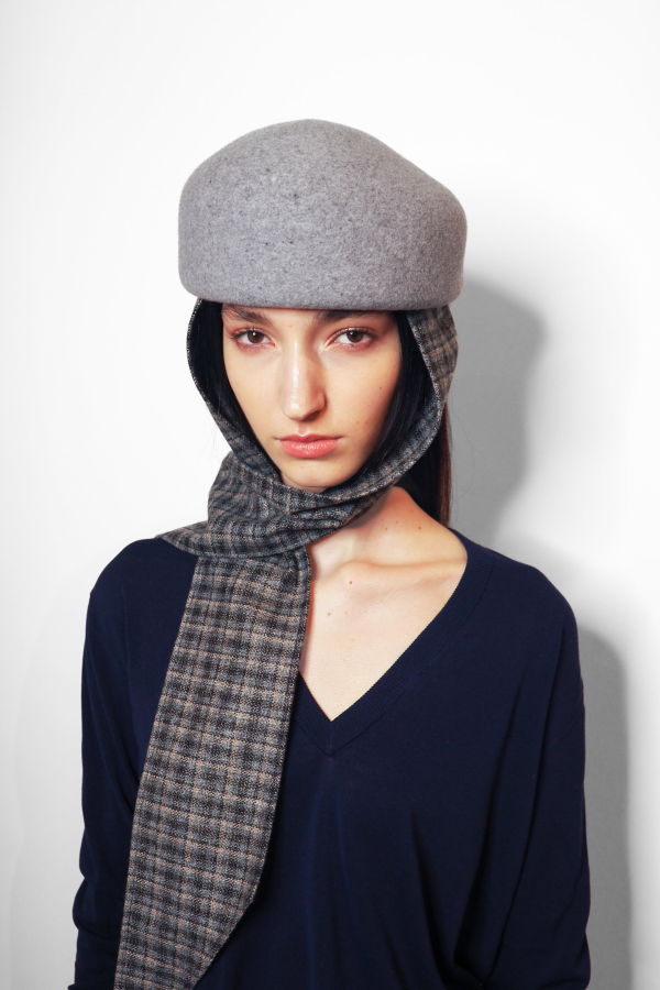 Clyde Jeanie Hat with Neck Scarves