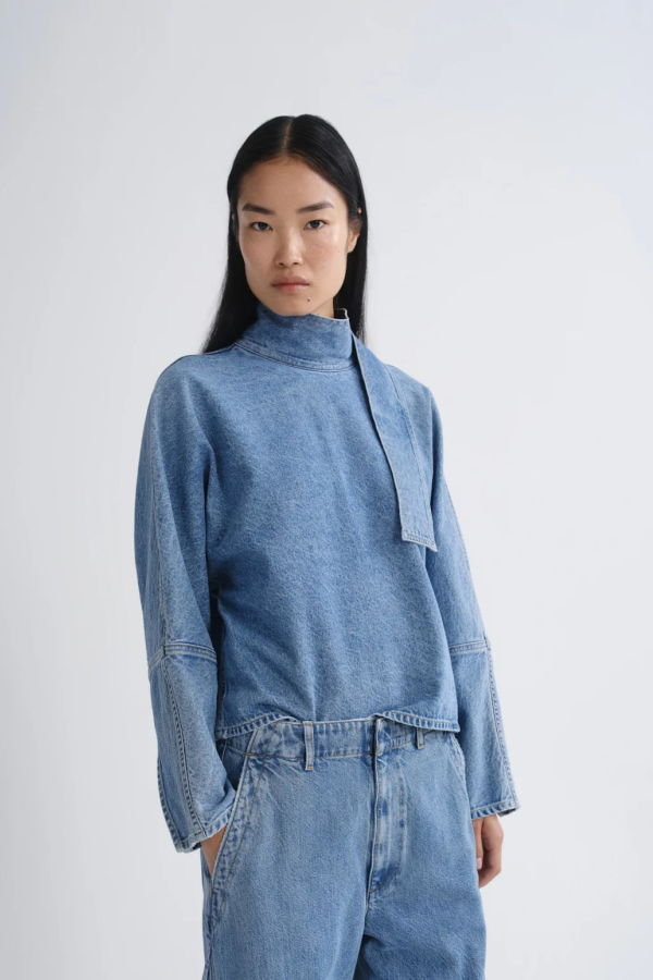 AGOLDE Kembra Top - Medium Indigo