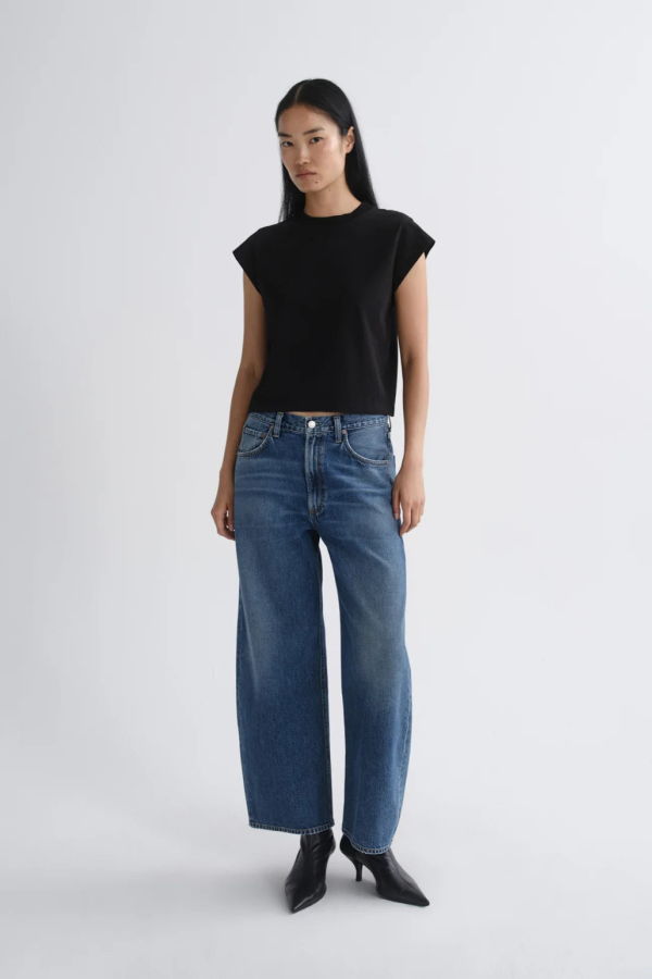 AGOLDE Low Curve Crop Weightless Jean