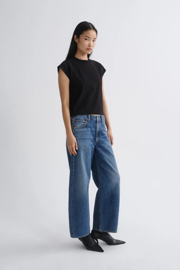 AGOLDE Low Curve Crop Weightless Jean