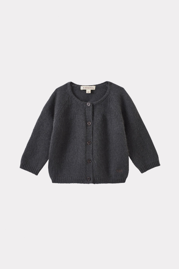 KIDS Caramel Rosa Baby Cashmere Cardigan