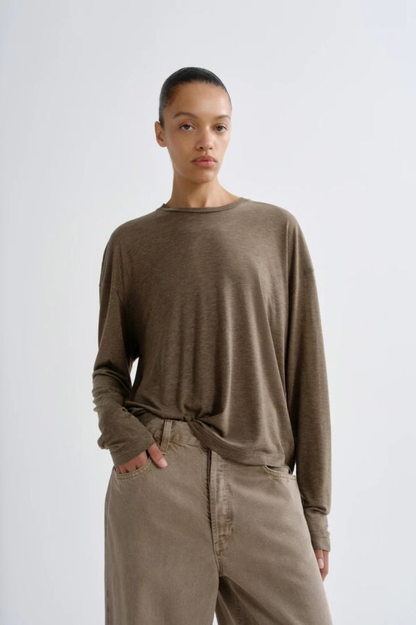 AGOLDE The Sasha Long Sleeve Tee