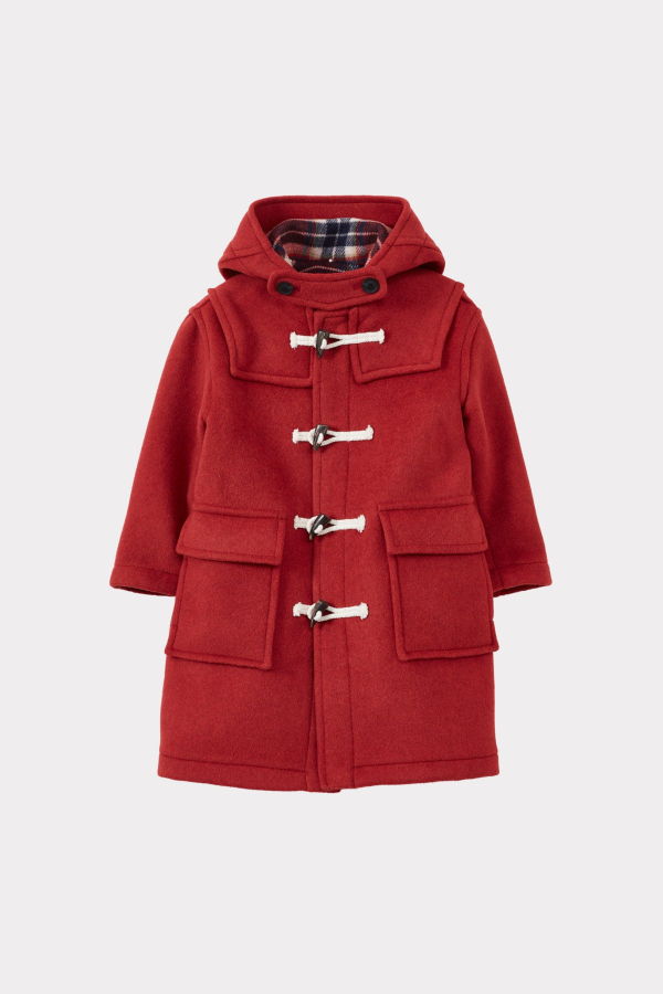 KIDS Caramel Teddy Wool Duffle Coat