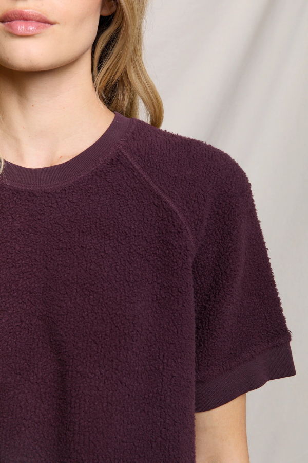 Perfect White Tee Ziggy Short Sleeve Sweatshirt