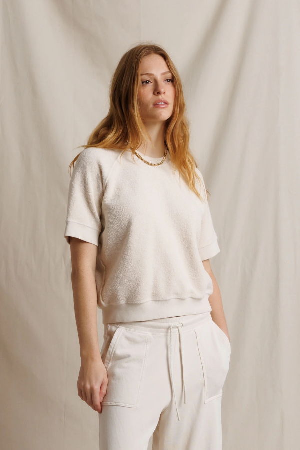 Perfect White Tee Ziggy Short Sleeve Sweatshirt