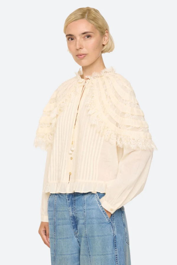 Sea NY Margaret Top - Cream