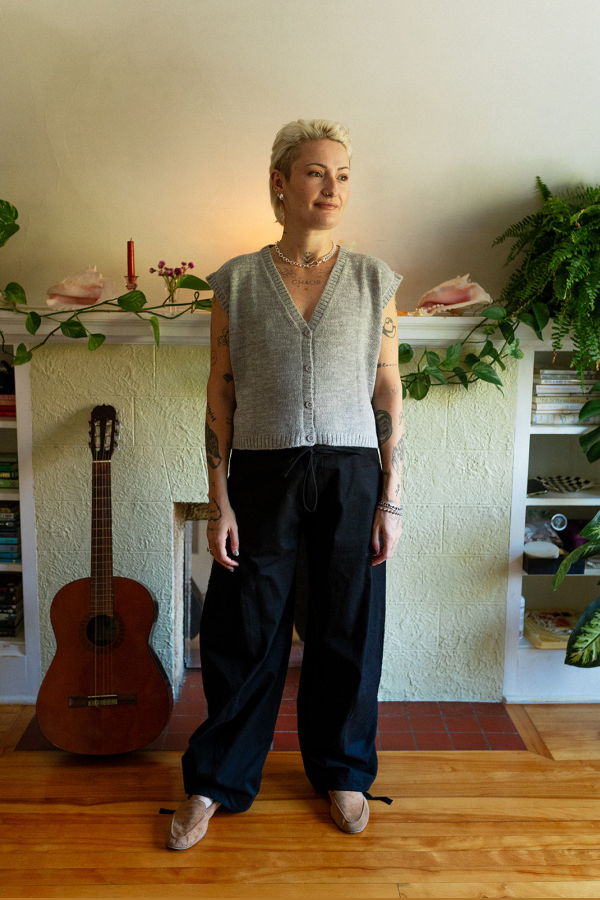 Eve Gravel Potter Sweater Vest