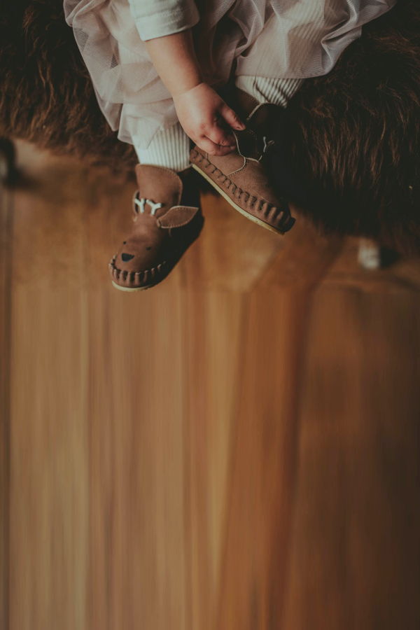 KIDS Donsje Kapi Special Stag Booties - Hazelnut Nubuck
