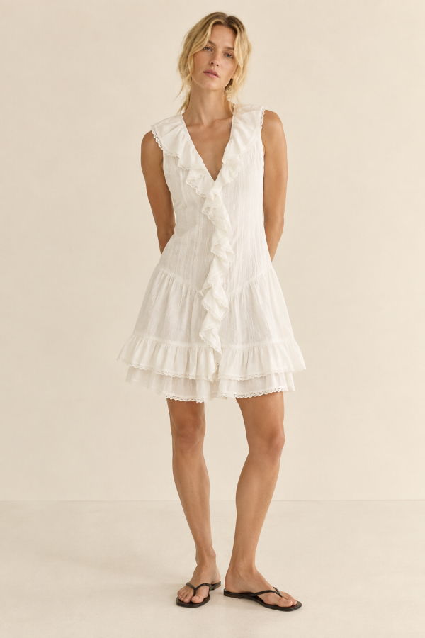 DÔEN Henrietta Dress - Salt