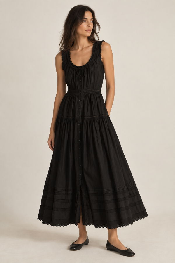 DÔEN Hortense Dress - Black