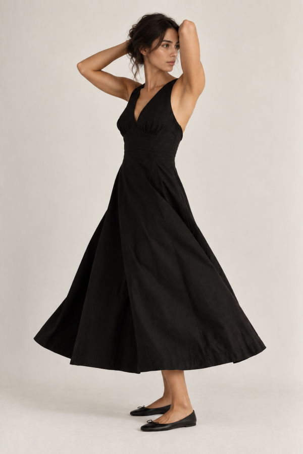 DÔEN Rosetta Dress - Black