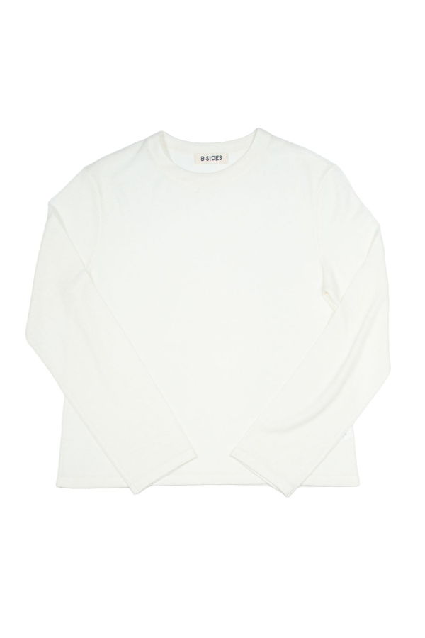 B Sides Classic Crewneck Pullover Oyster