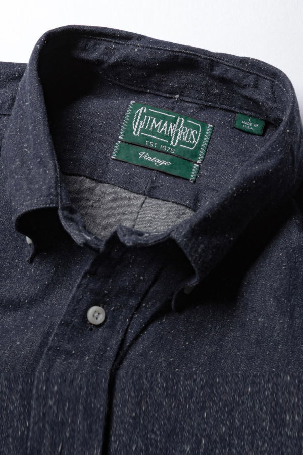 gitman vintage Japanese Silk Denim Shirt