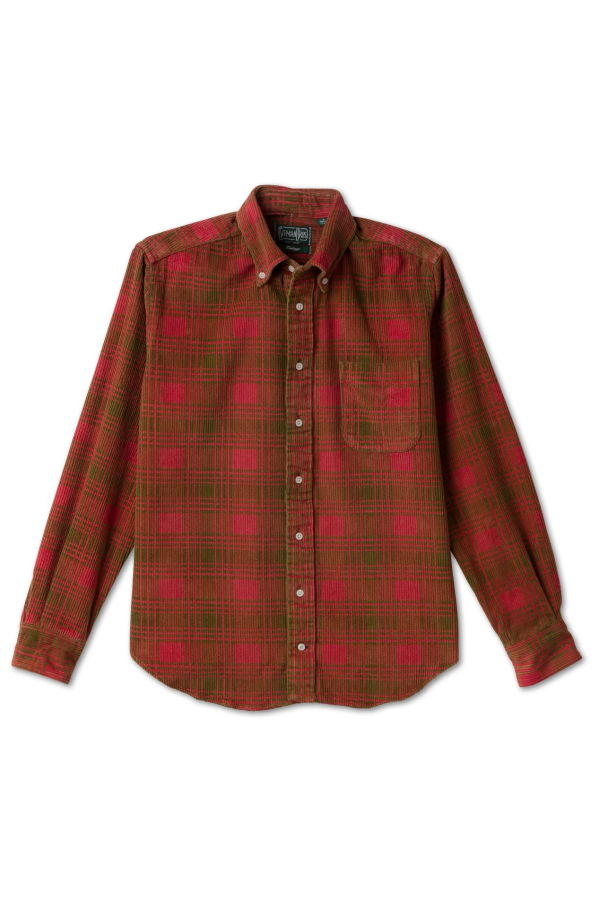 gitman vintage Corduroy Check Shirt