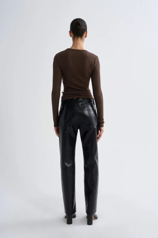 AGOLDE Lana Recycled Leather Pants