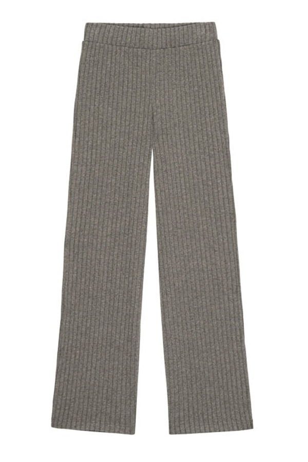 Donni. The Sweater Rib Kick Flare Pants - Charcoal Grey