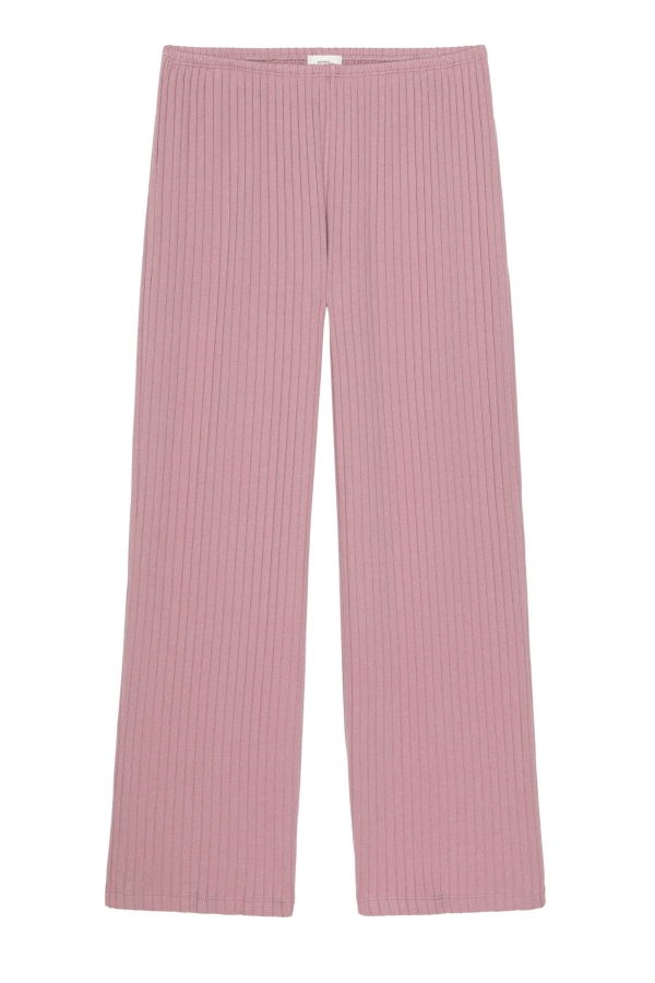 Donni. The Sweater Rib Simple Pant - Roz