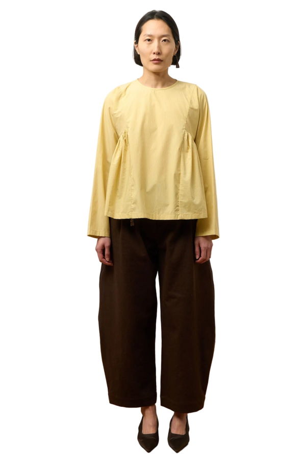 CAWLEY STUDIO Nora Blouse - Butter Stripe