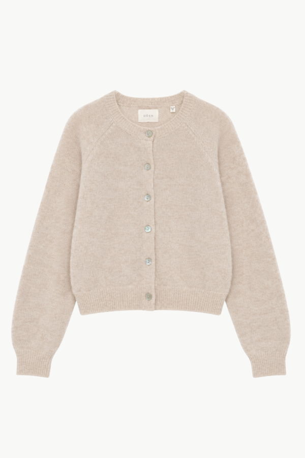 DÔEN Petra Cardigan - Hazelnut Creme