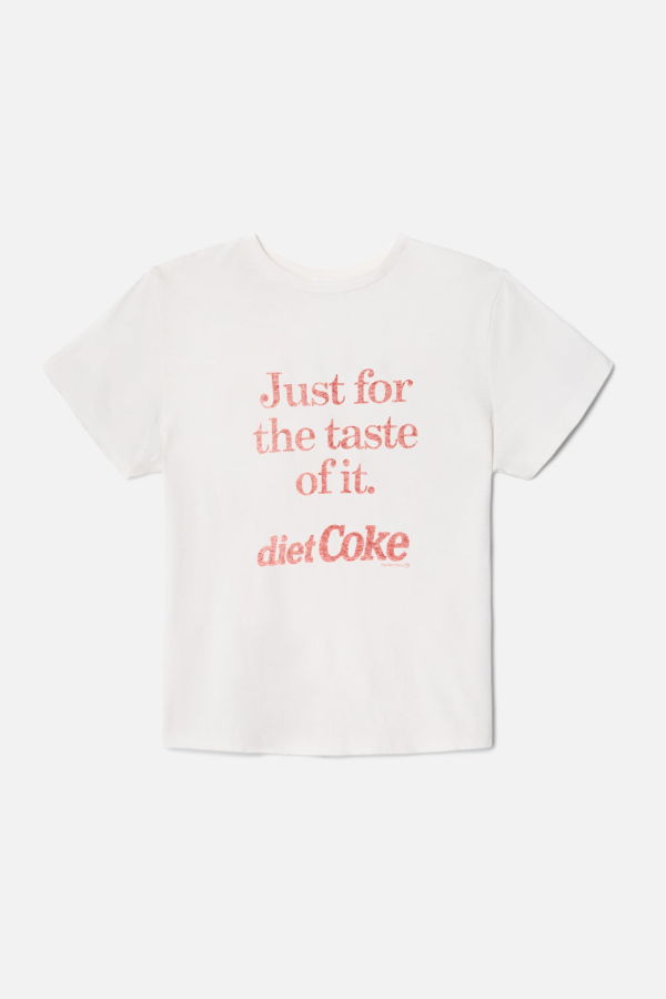 RE/DONE Classic Diet Coke Tee - White