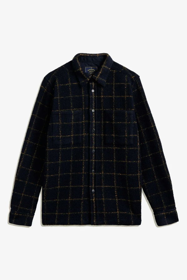 Portuguese Flannel Vega Wool Boucle Overshirt