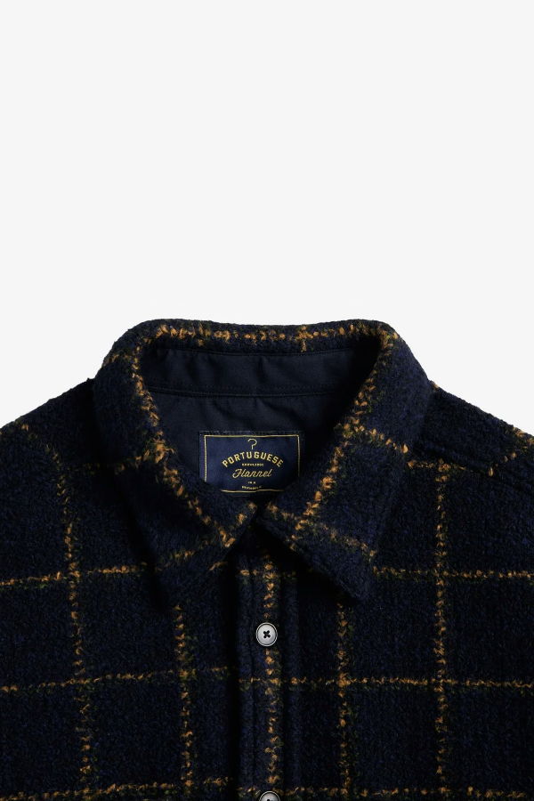 Portuguese Flannel Vega Wool Boucle Overshirt