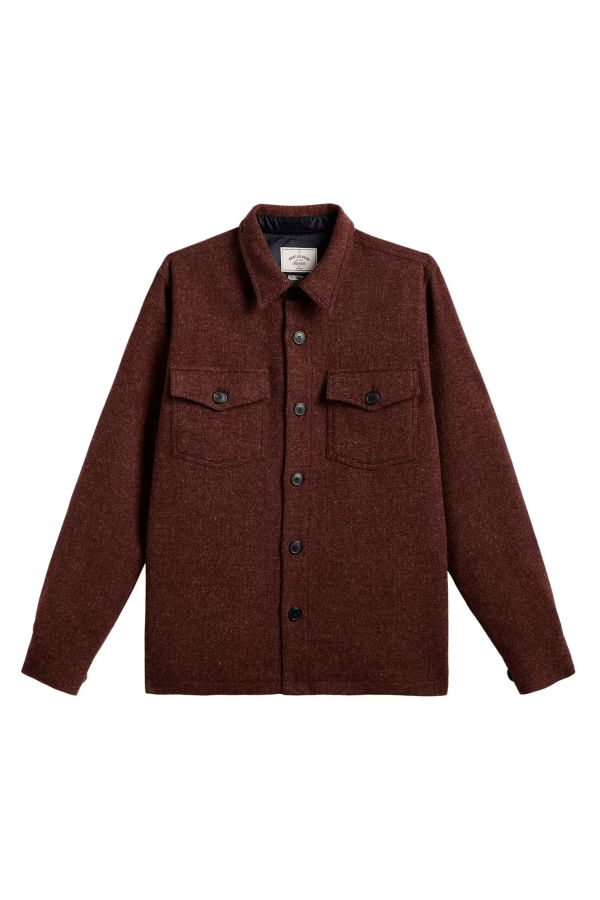 Portuguese Flannel Wool Field Overshirt Terroir