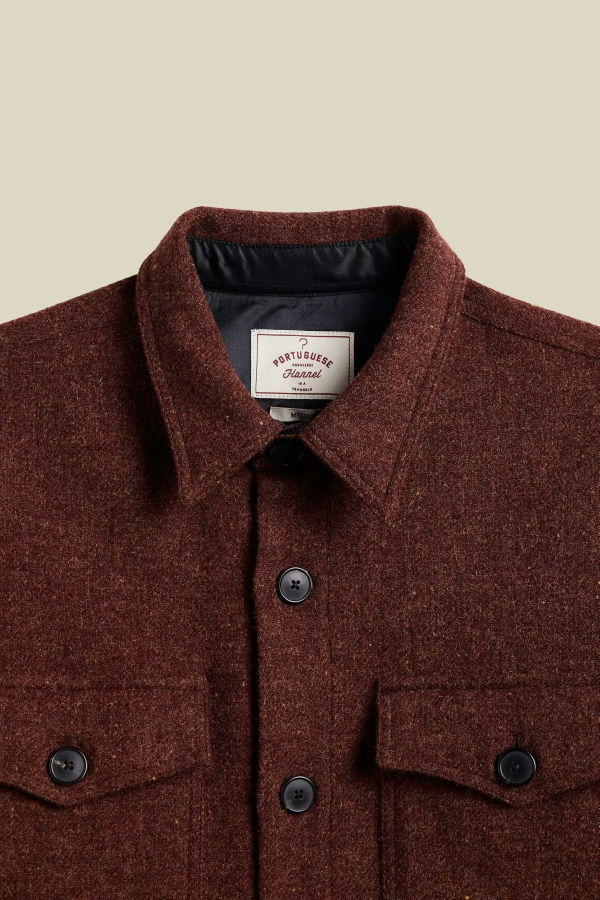 Portuguese Flannel Wool Field Overshirt Terroir