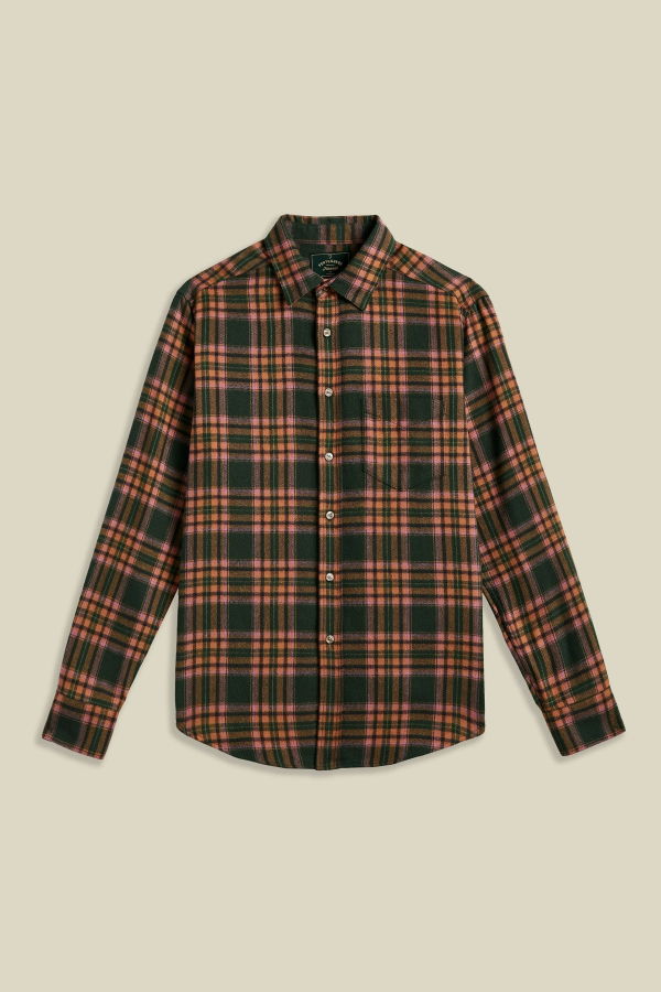 Portuguese Flannel Olivara Plaid Shirt