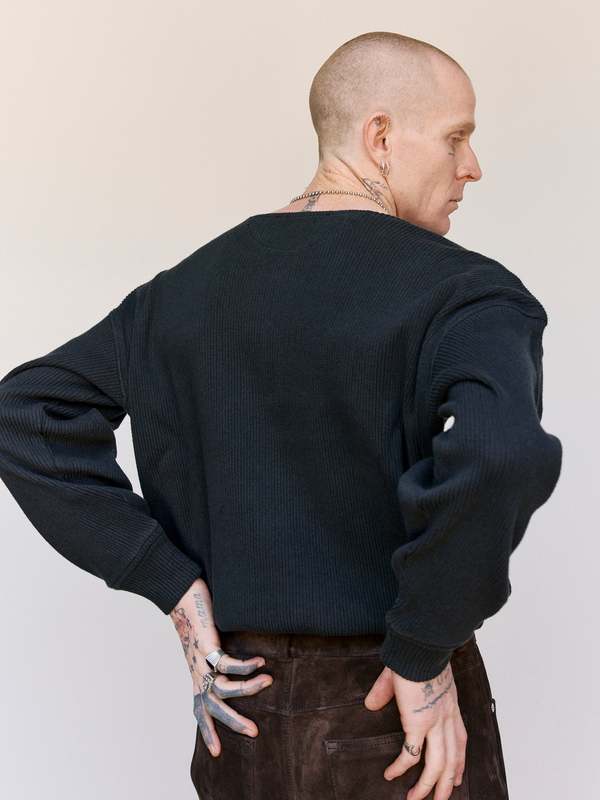 Our Legacy Beefy Rib Cotton Ballon Sweatshirt | Garmentory
