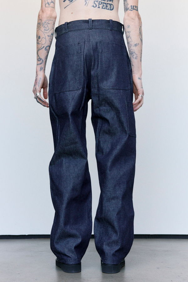 MAN-TLE R21J6 Organic Raw Denim Jebok Pants