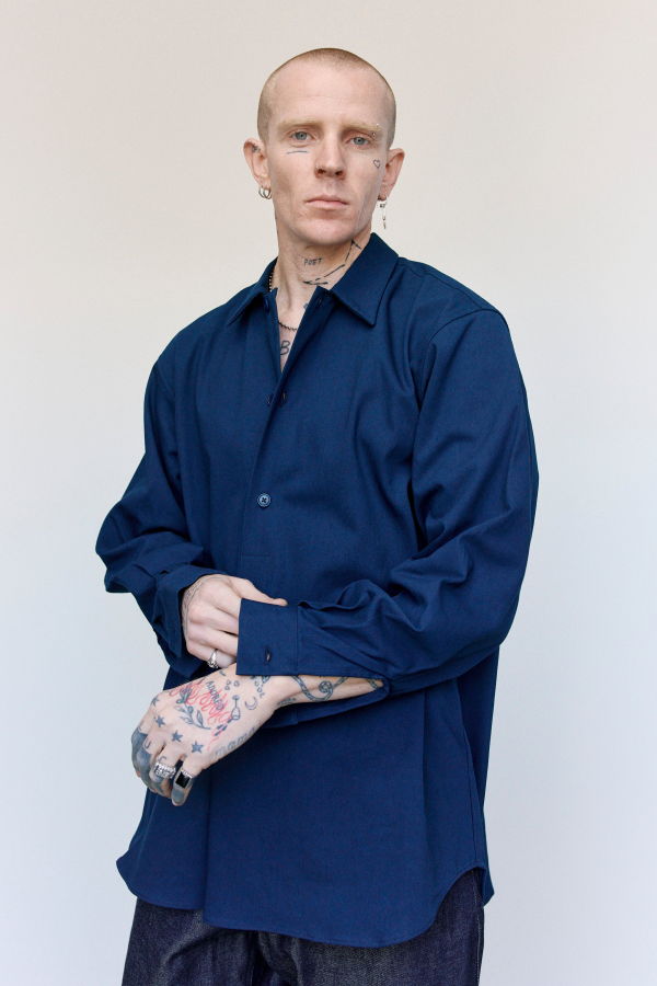 MAN-TLE R21S2 Uniform Tricotine Pullover Shirt