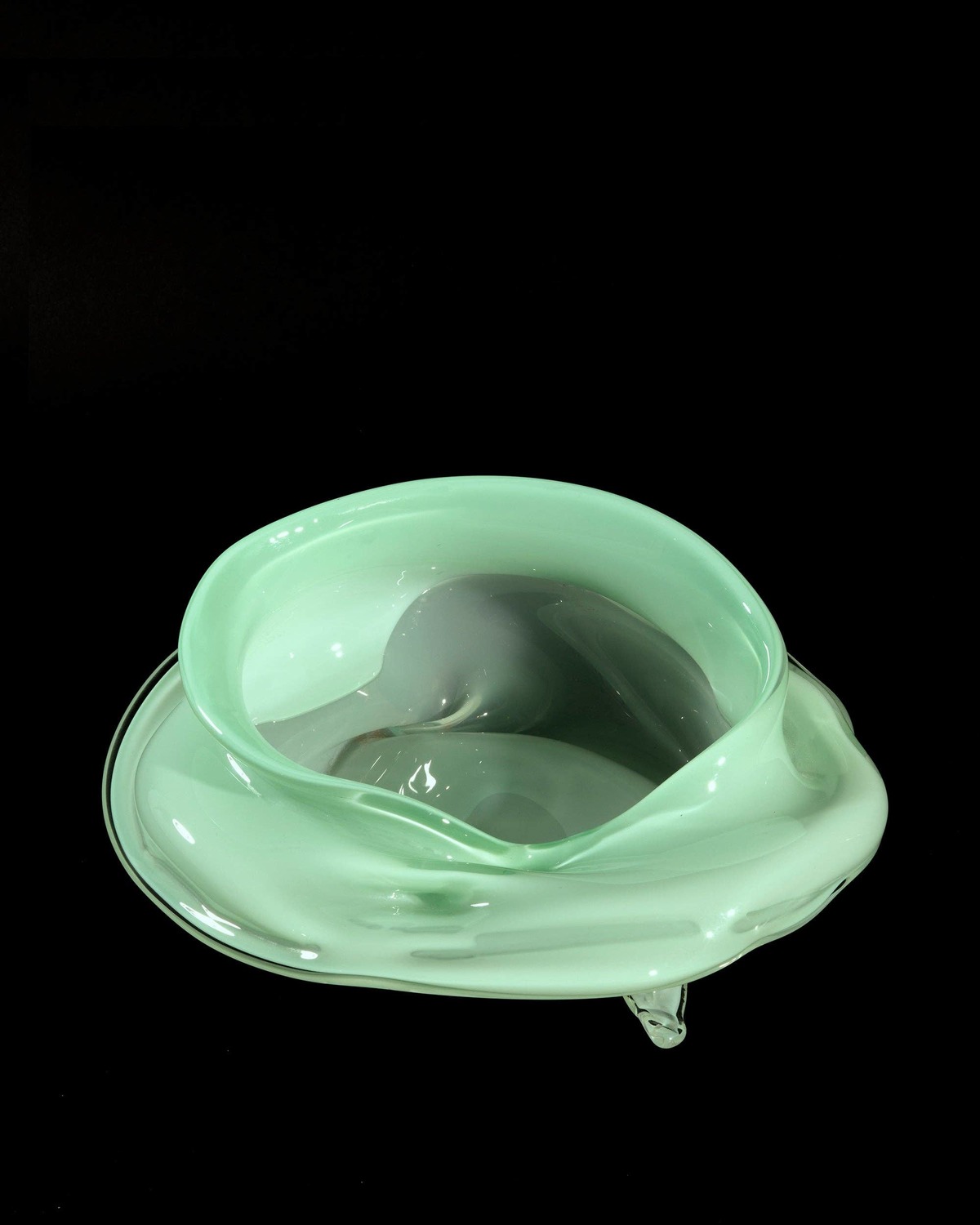 Sticky Glass Deflated Bowl - Image 3 of 6