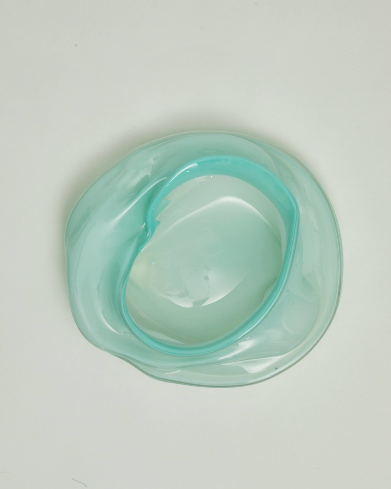 Sticky Glass Deflated Bowl