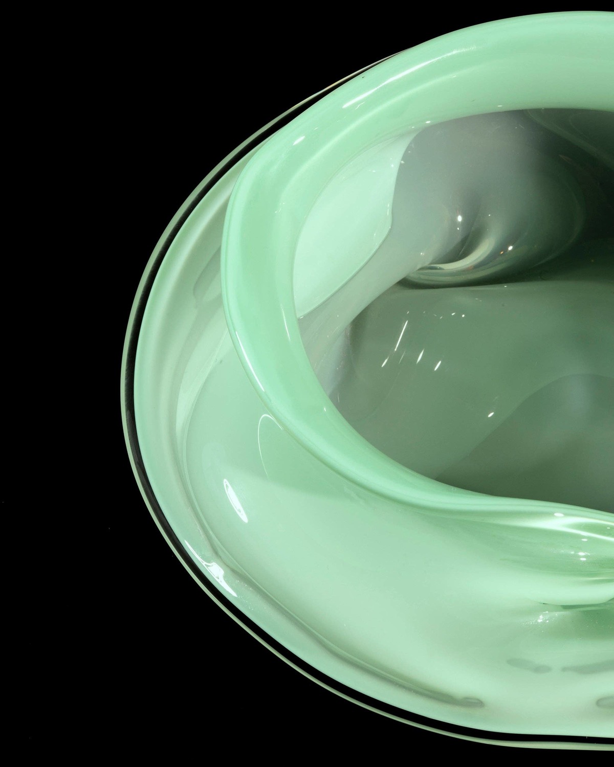 Sticky Glass Deflated Bowl - Image 5 of 6
