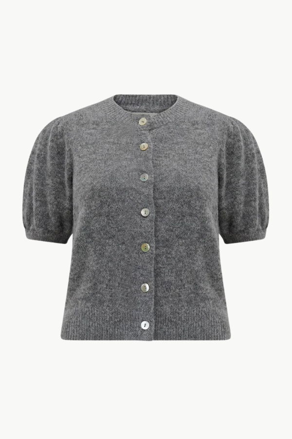 DÔEN Anisa Cardigan - Dark Heather Grey